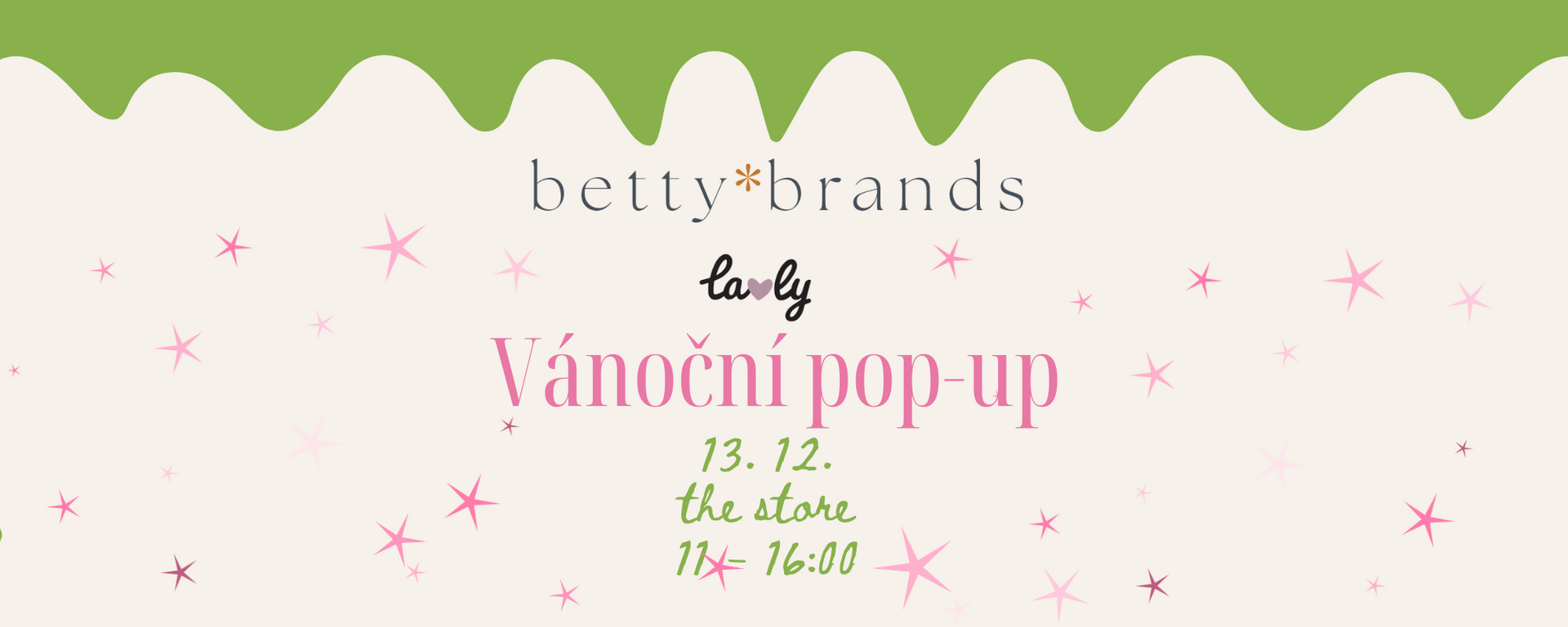 Vánoční pop-up Betty Brands & Lavly v the store
