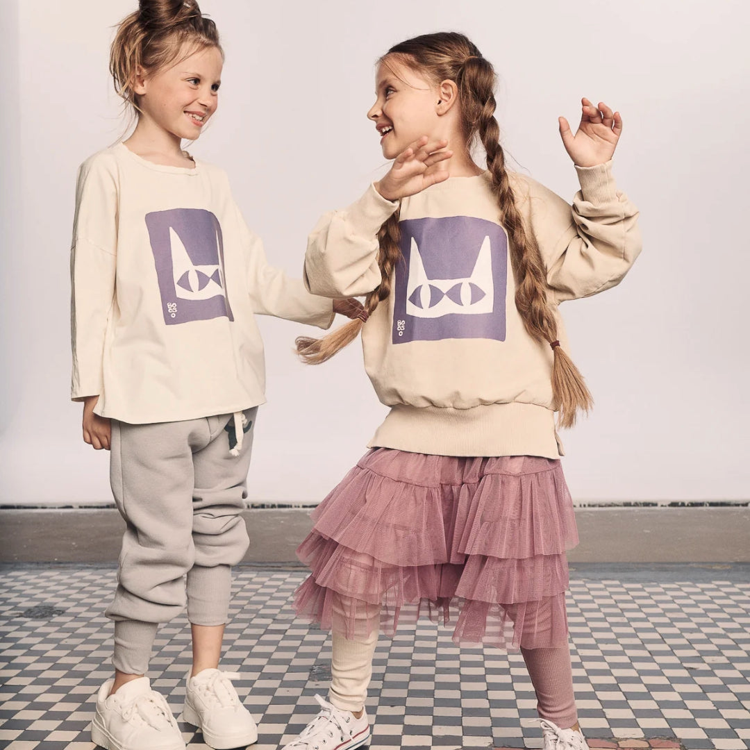 booso dětské triko Wide cat long