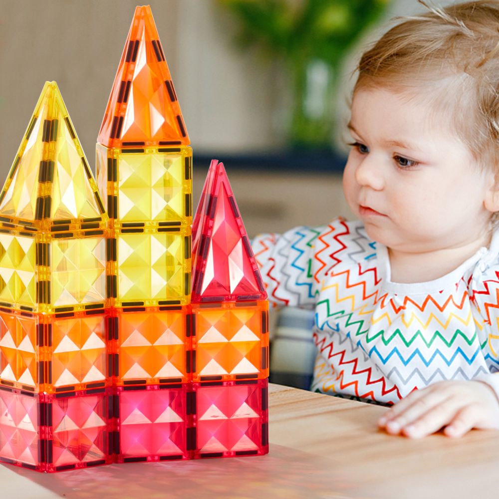 Mideer barevná magnetická stavebnice - 60 kusů