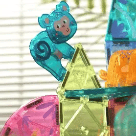 Mideer zvířátka barevná magnetická stavebnice