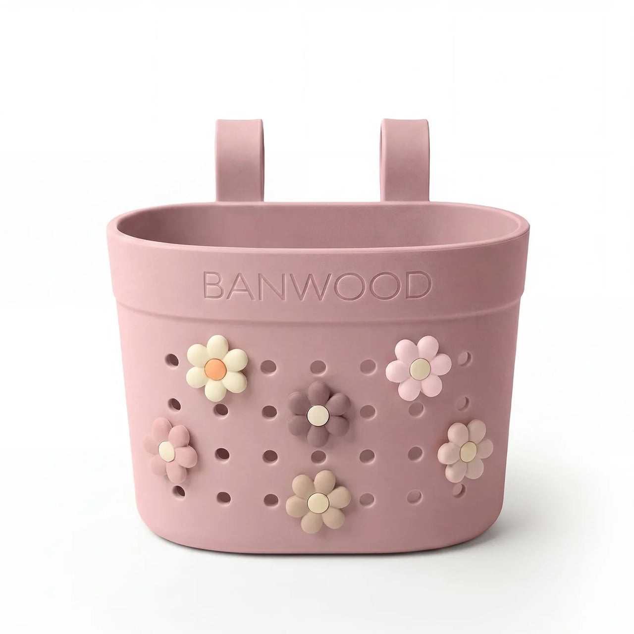 Banwood ozdoby na košík květinky