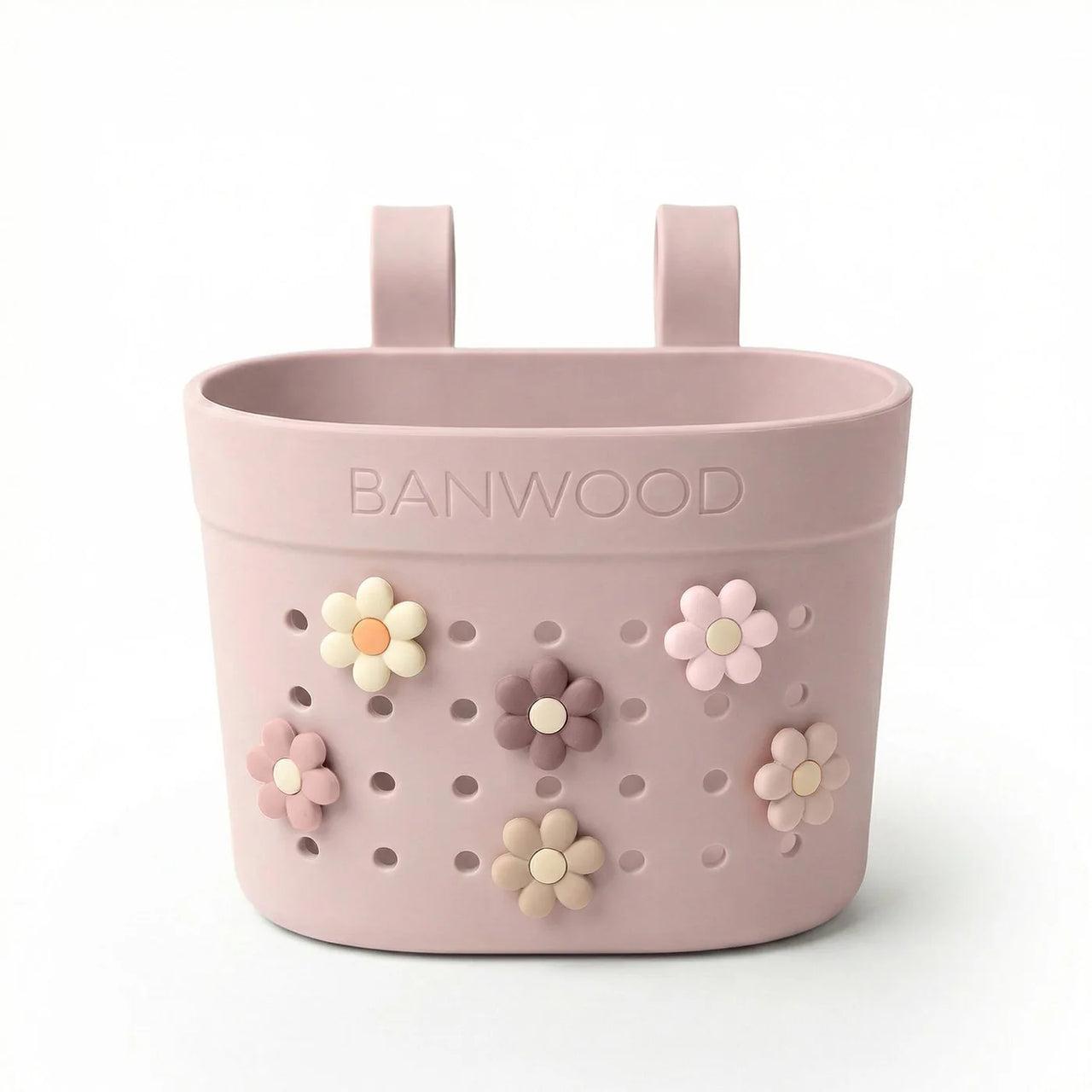 Banwood Pin & Ride košík fadedpink