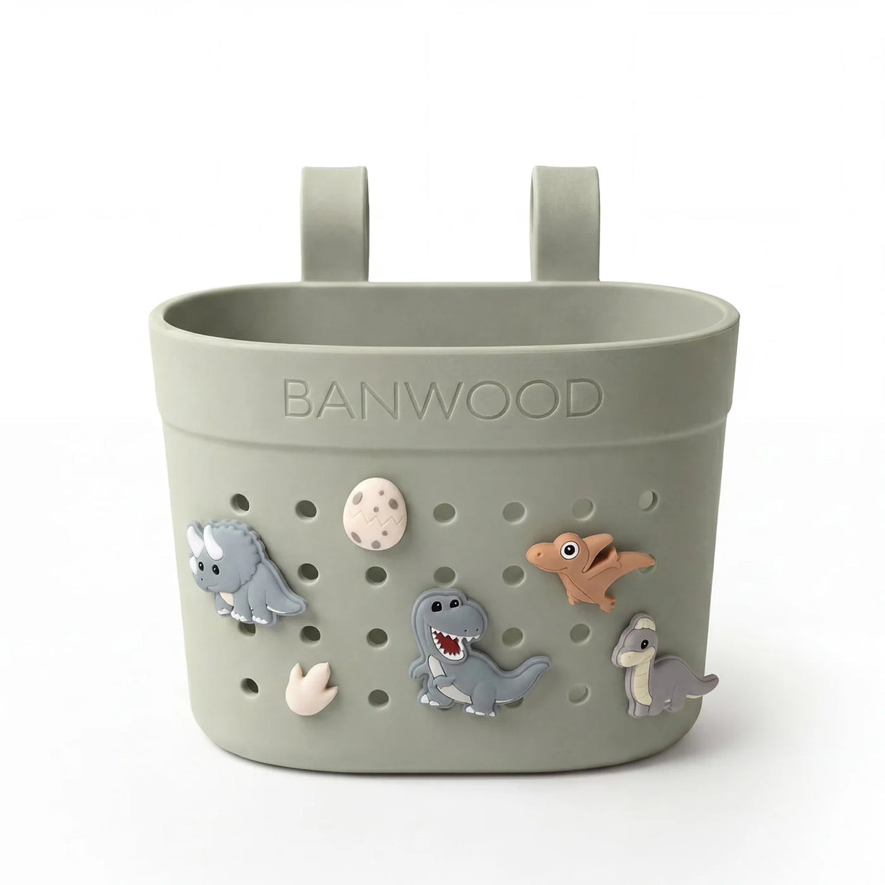 Banwood Pin & Ride košík olive