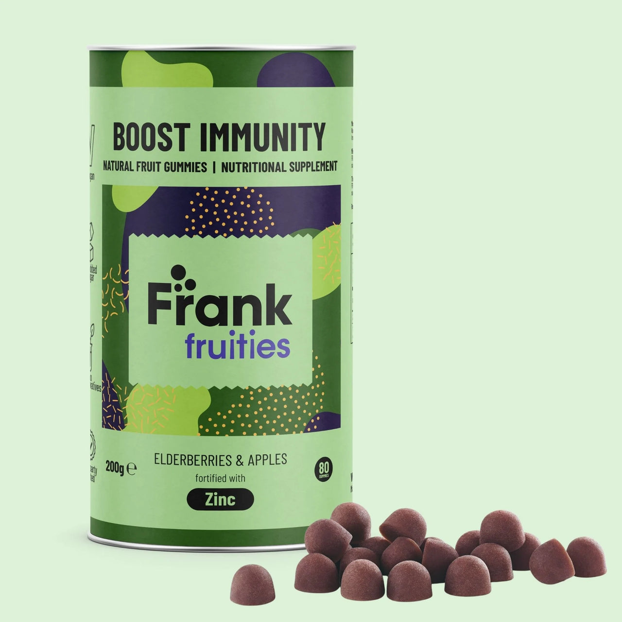 Frank Fruities Gummies Boost Immunity (galaretka owocowa z cynkiem)