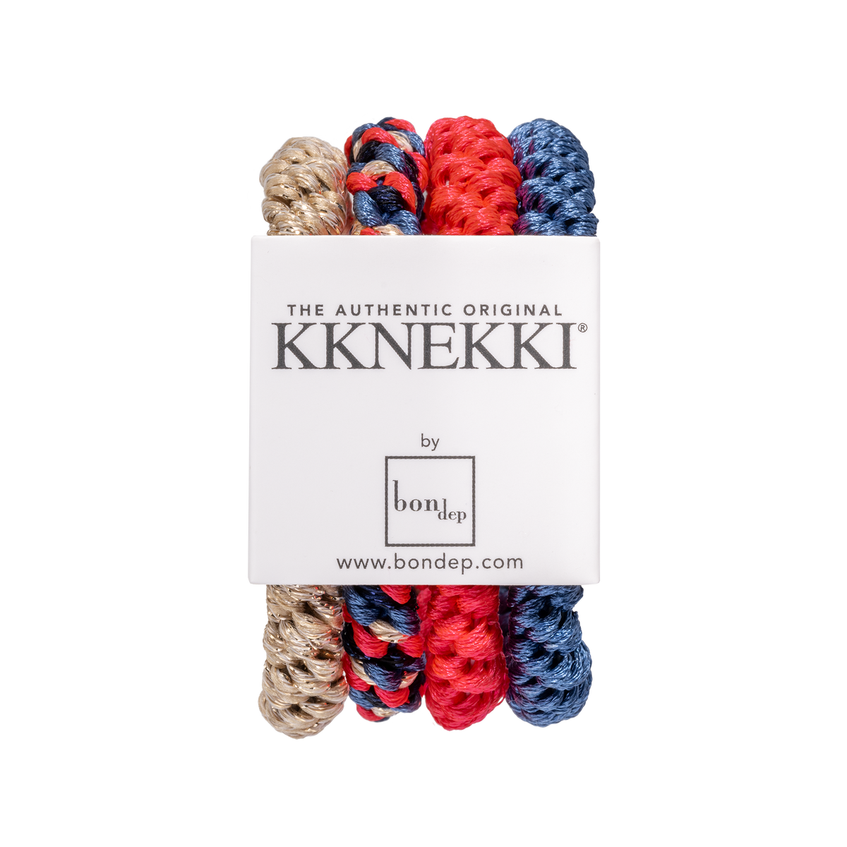 KKNEKKI gumičky do vlasů 15 – sada 4 ks