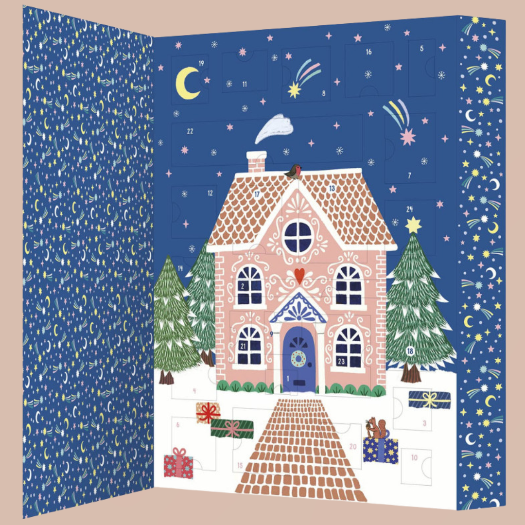 Auzou magický adventní kalendář se třpytkami