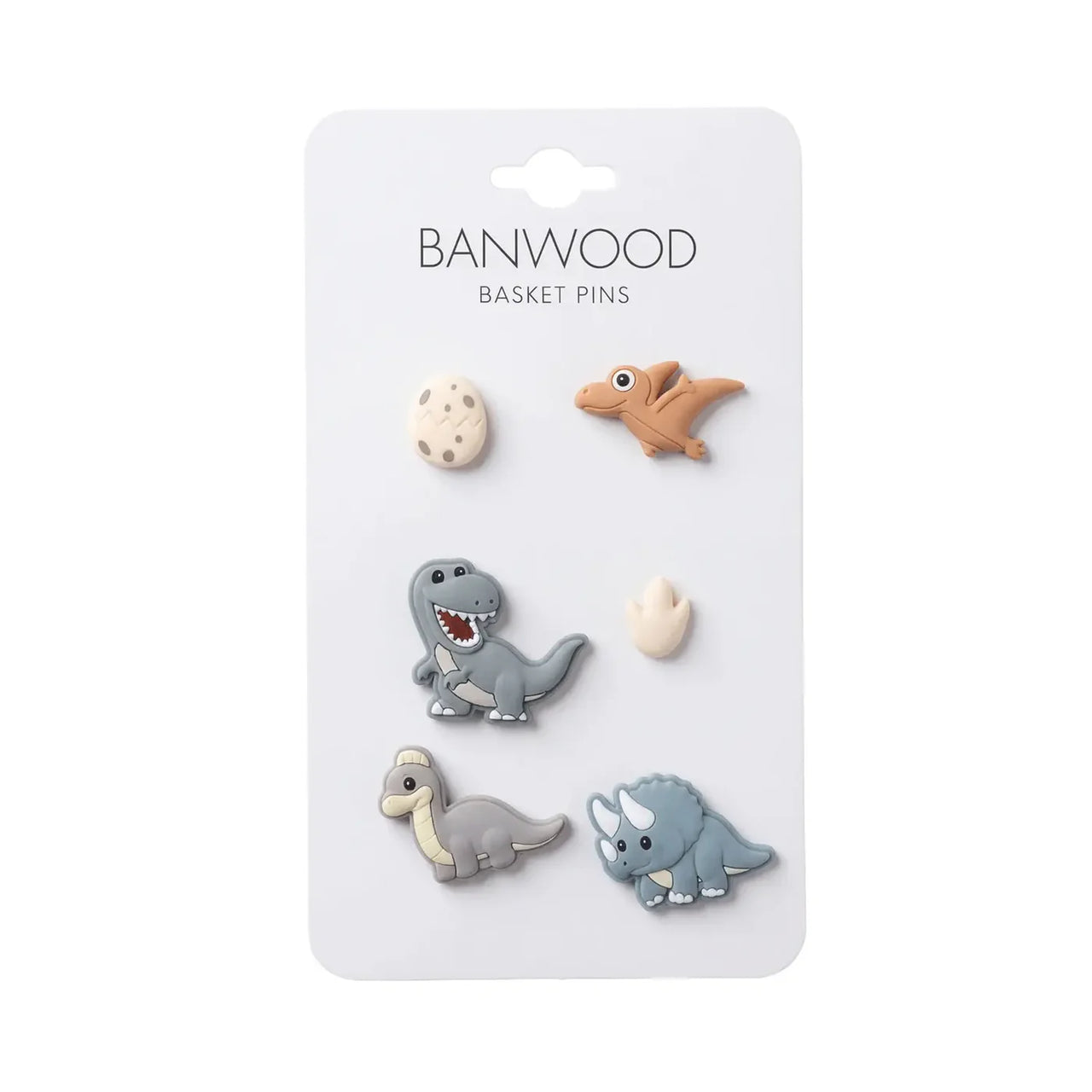Banwood ozdoby na košík dinosauři