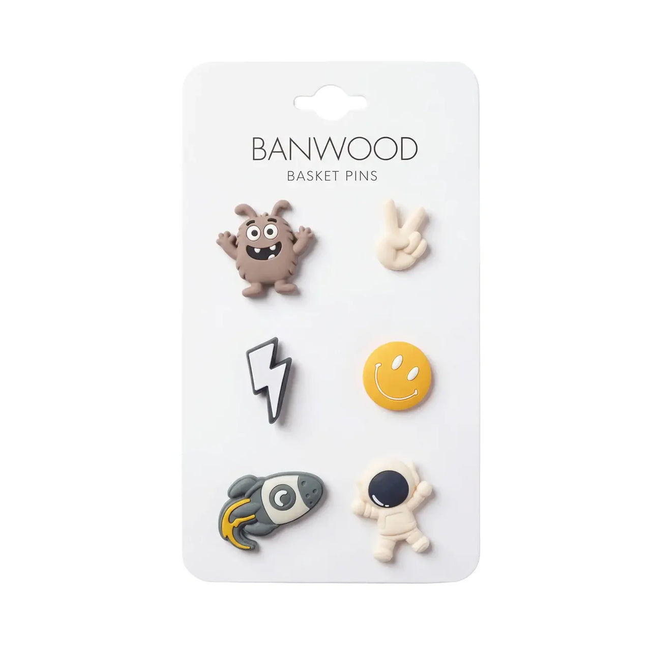 Banwood ozdoby na košík space