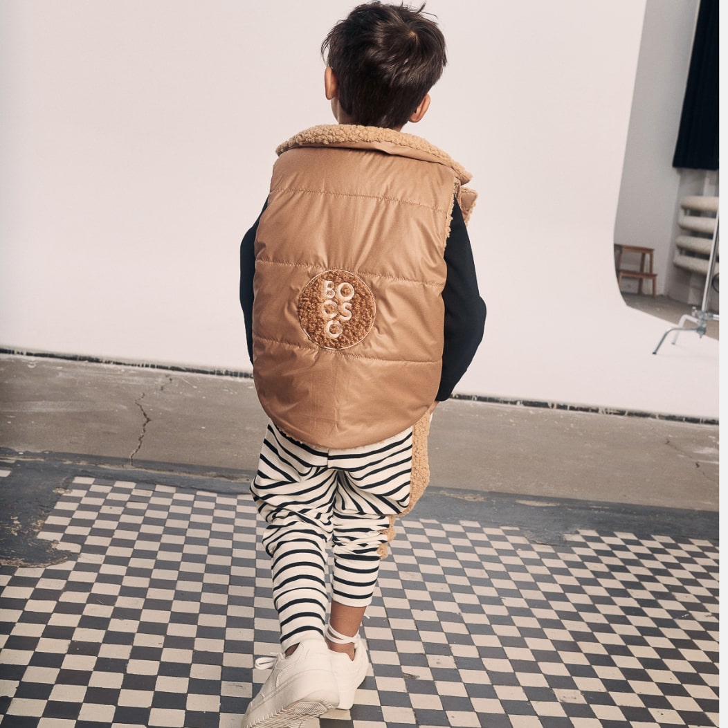 booso dětská vesta Teddy vest camel