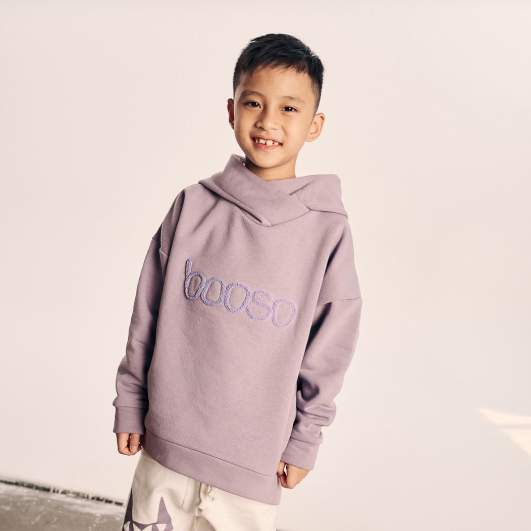 Warm hoodie lila