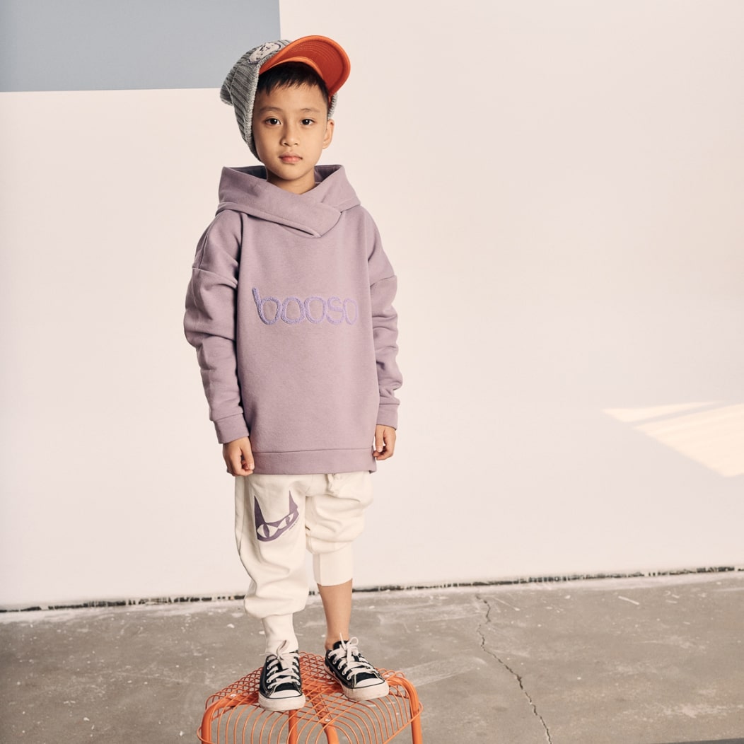 Warm hoodie lila