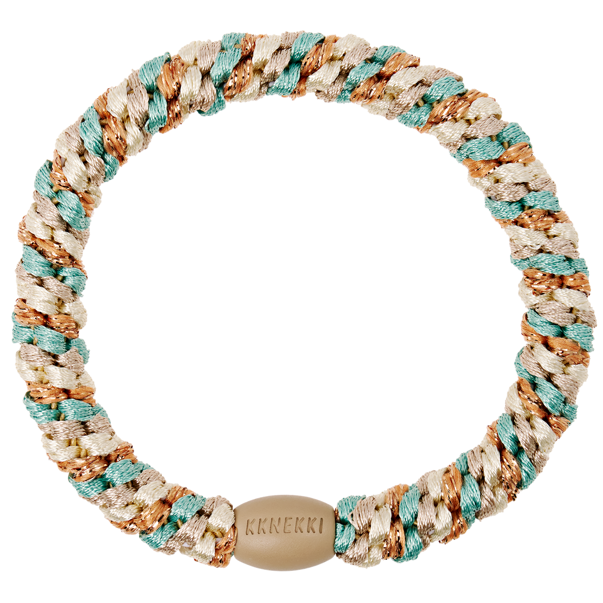 KKNEKKI gumička do vlasů - Mix Turkish beige glitter