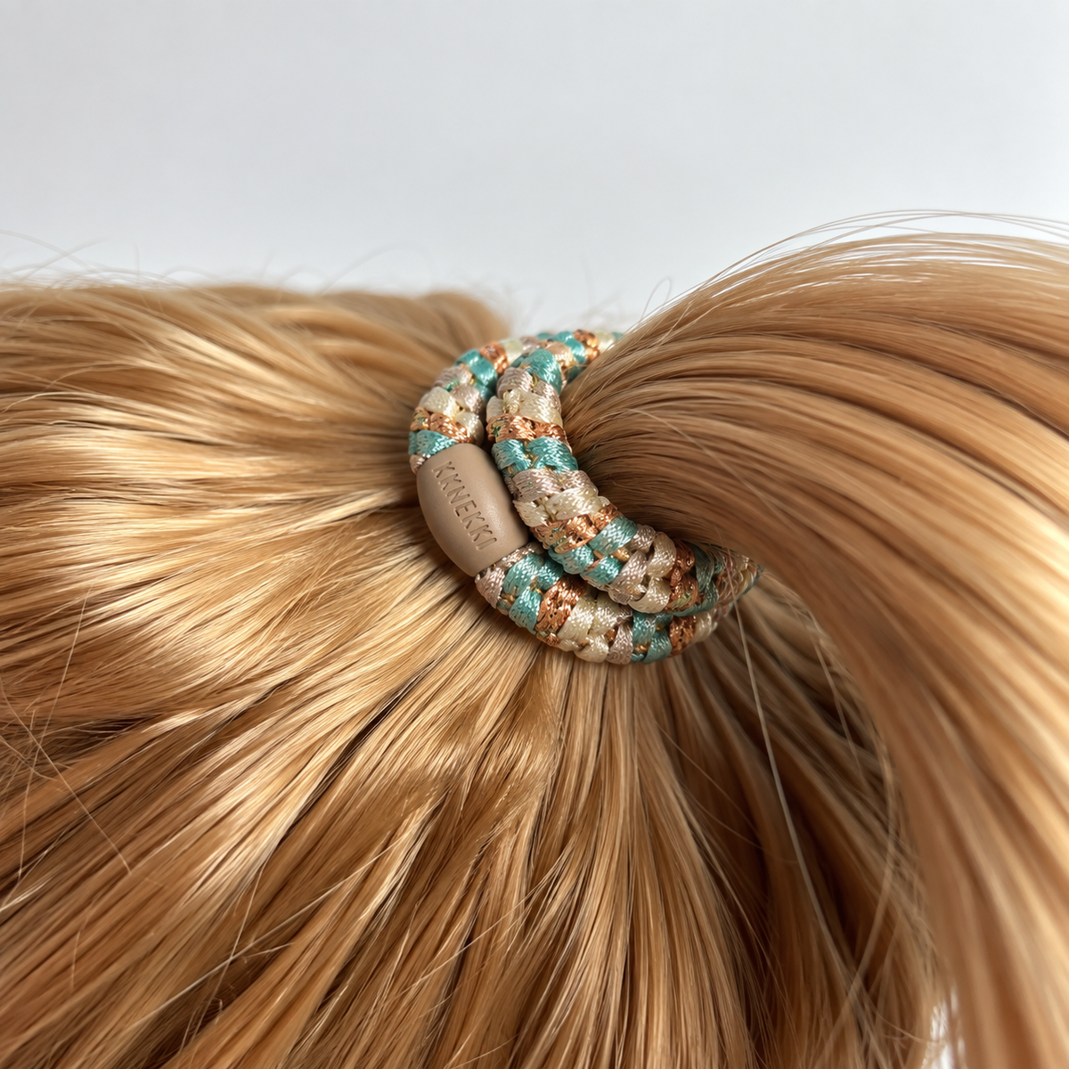 KKNEKKI gumička do vlasů - Mix Turkish beige glitter