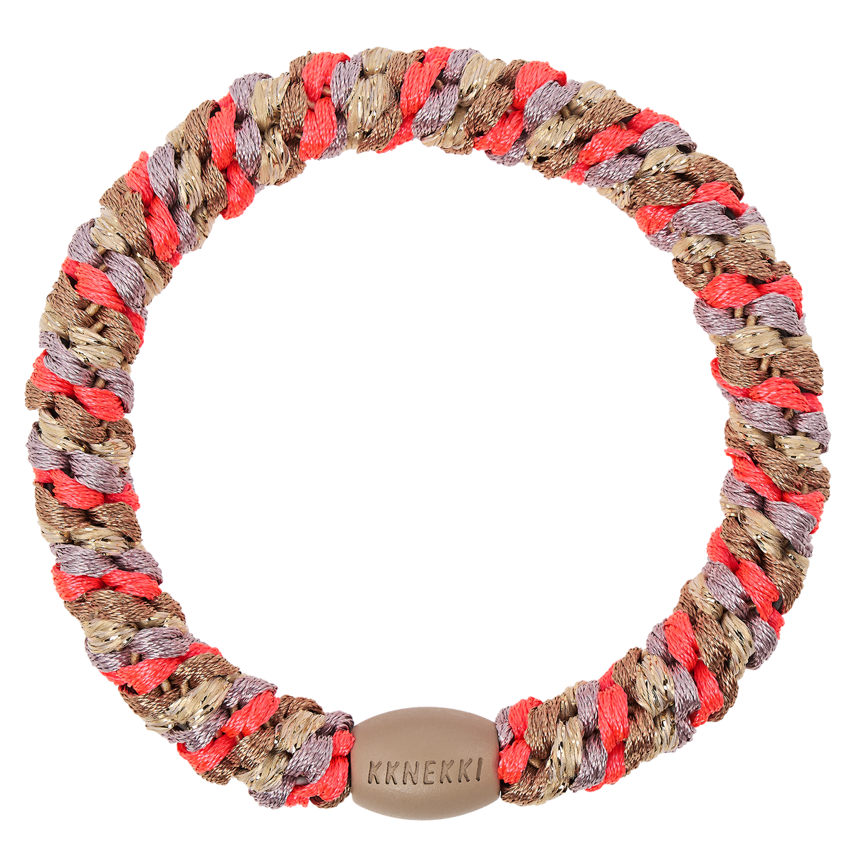 KKNEKKI gumička do vlasů - Mix nougat neon pink