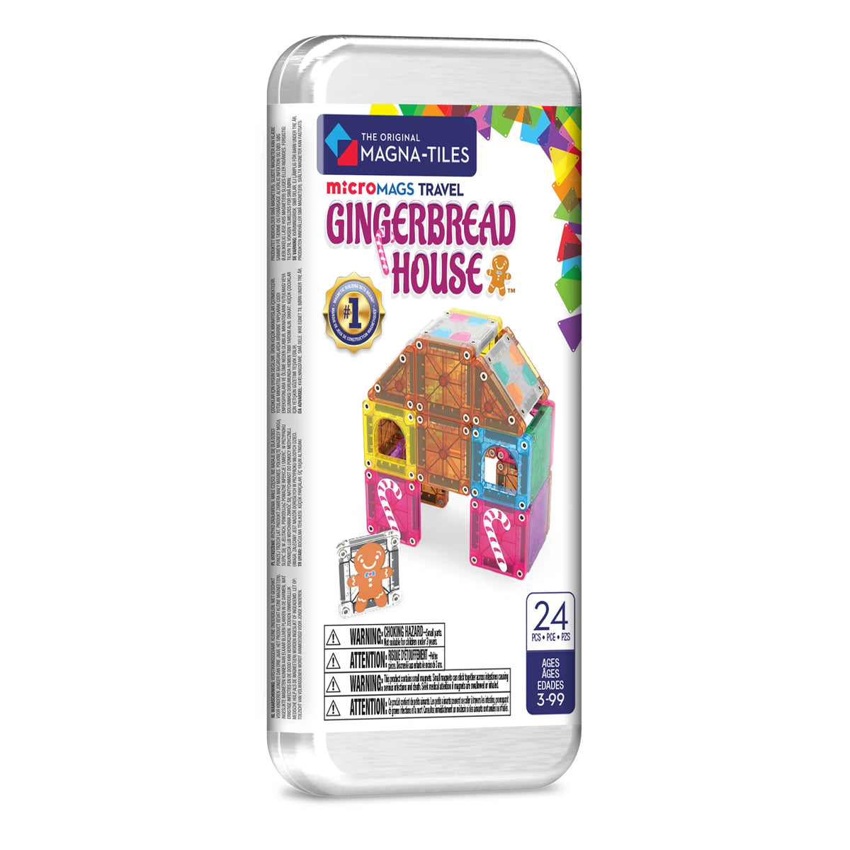 MAGNA-TILES microMAGS Gingerbread House - 24 dílů