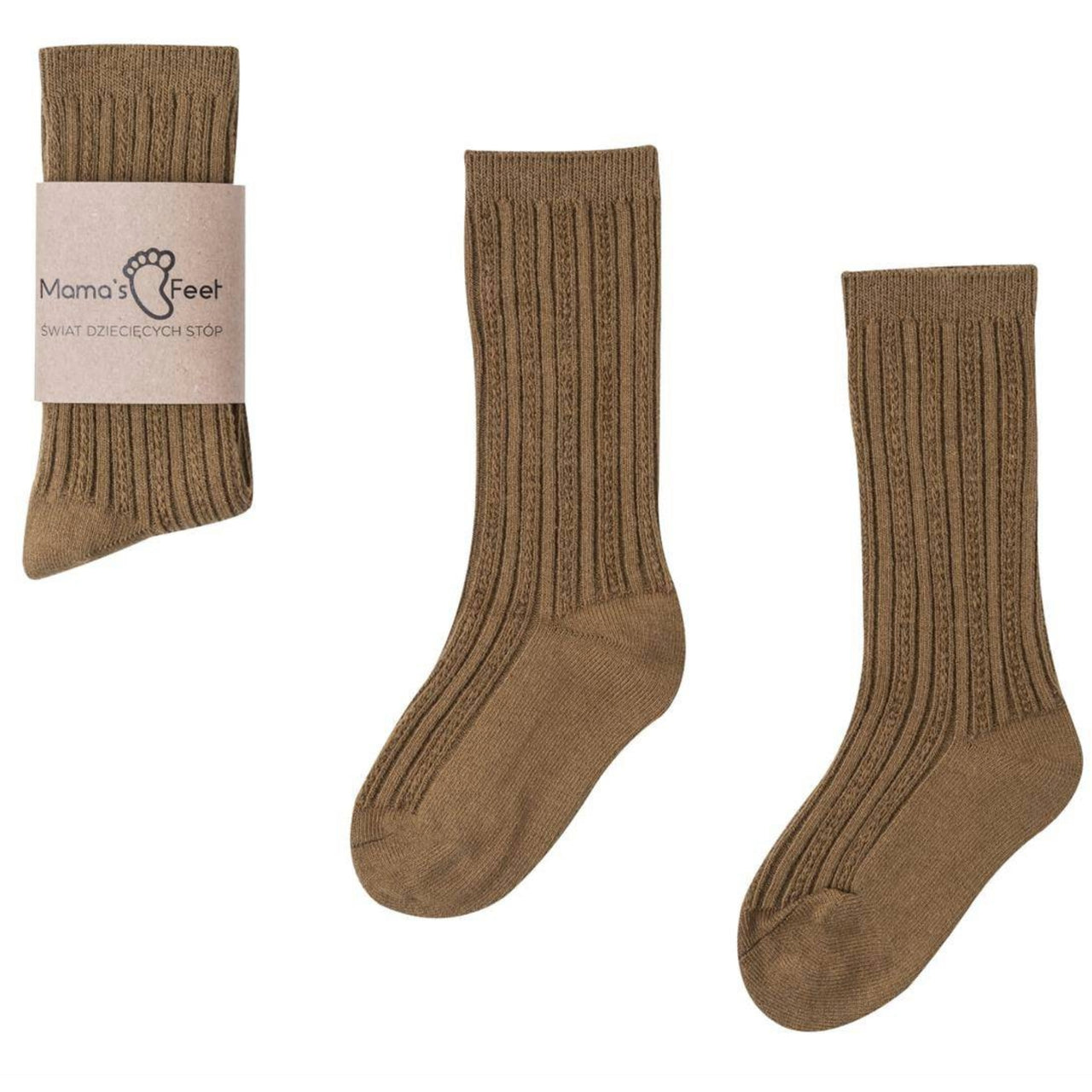 Mama's Feet podkolenky Royal khaki