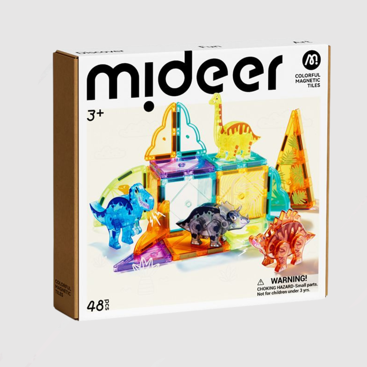 Mideer magnetická stavebnice dinosauři - 48 kusů