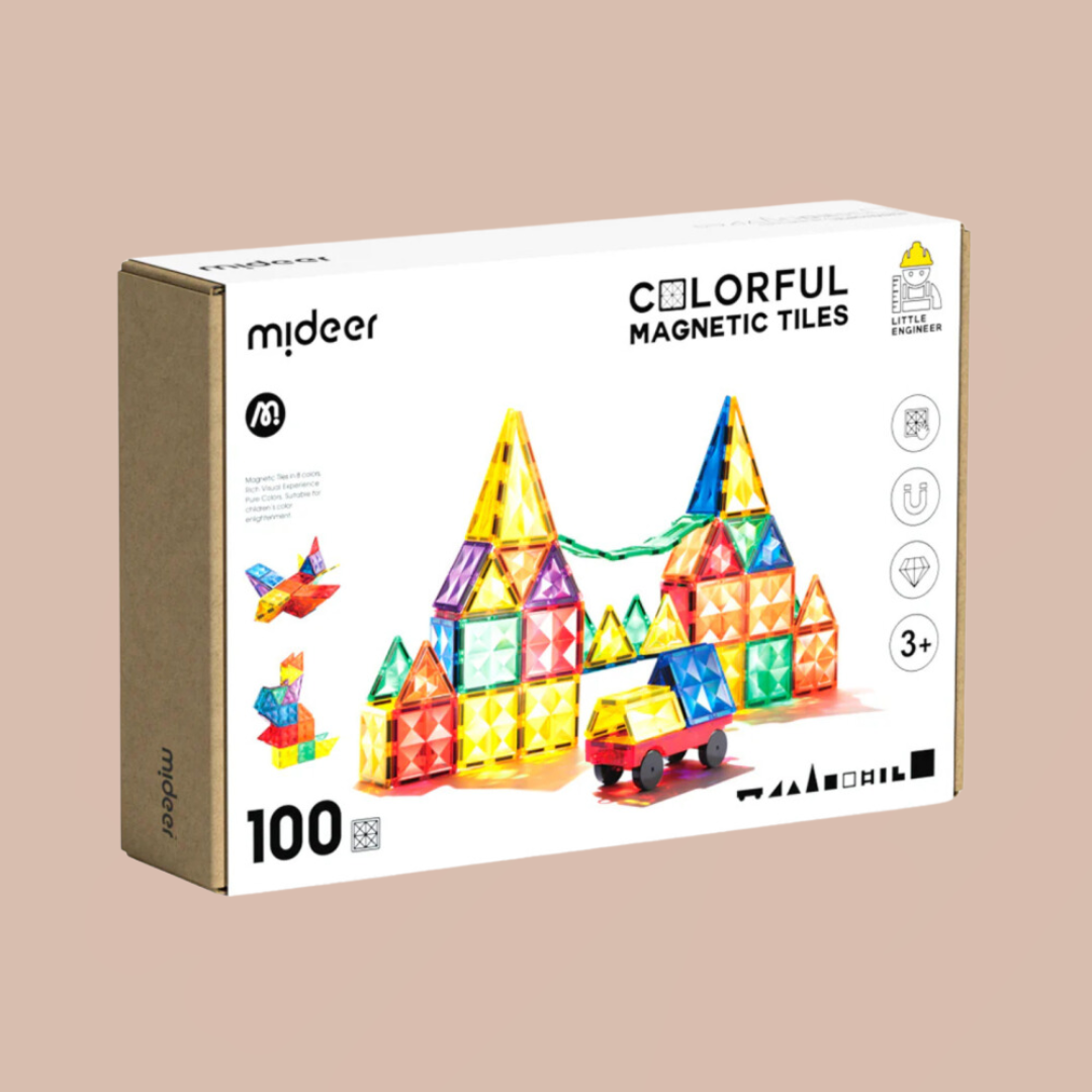 Zestaw magnetyczny Mideer w kolorze - 100 szt