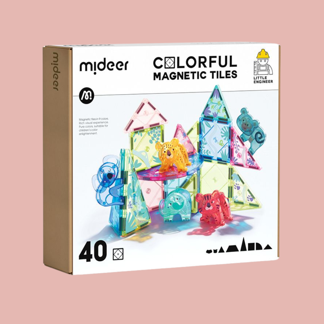 Mideer zvířátka barevná magnetická stavebnice