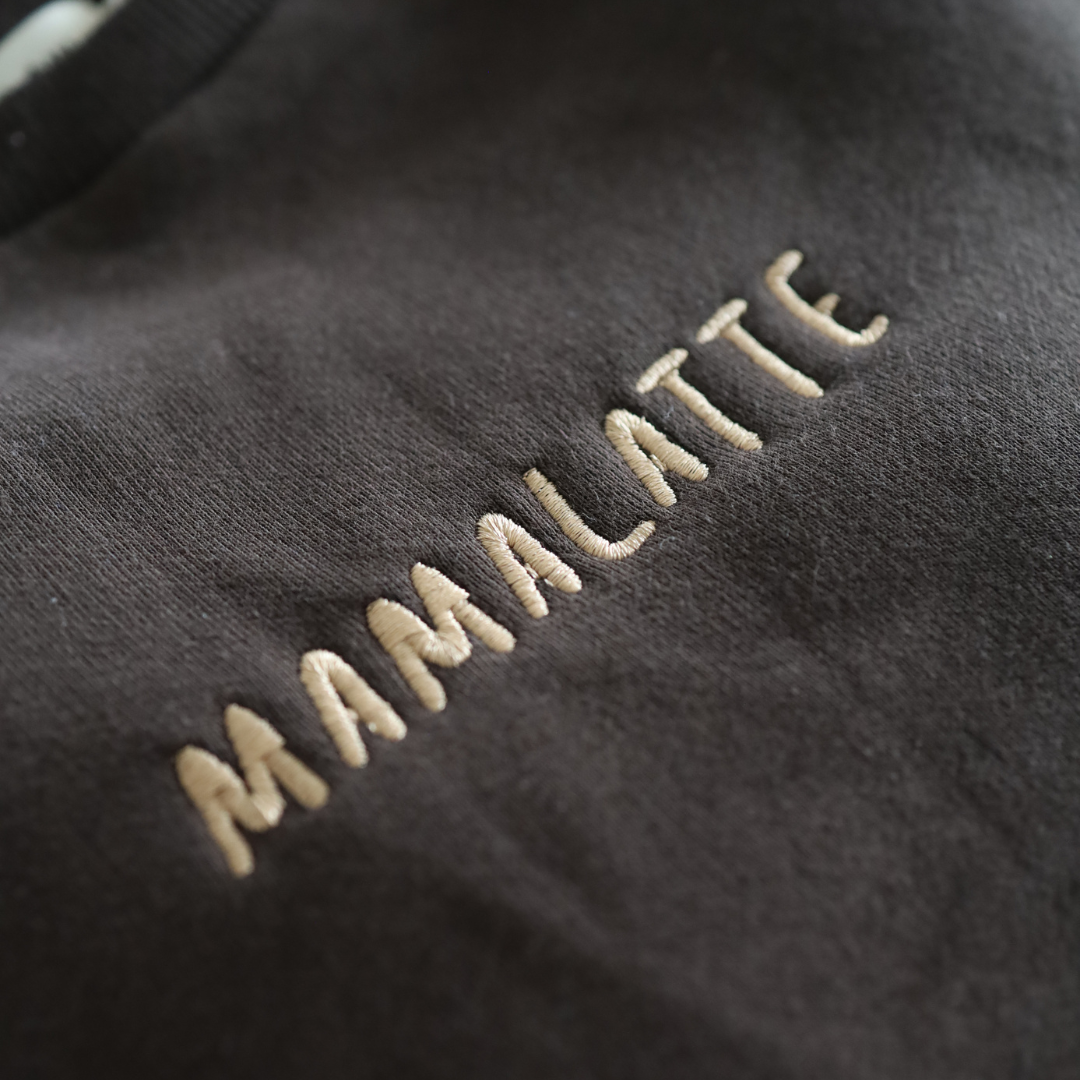 Millaw oversized mikina Mamalatte brown
