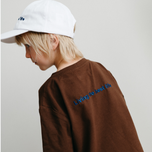 Millaw dětské tričko s výšivkou Living my best life