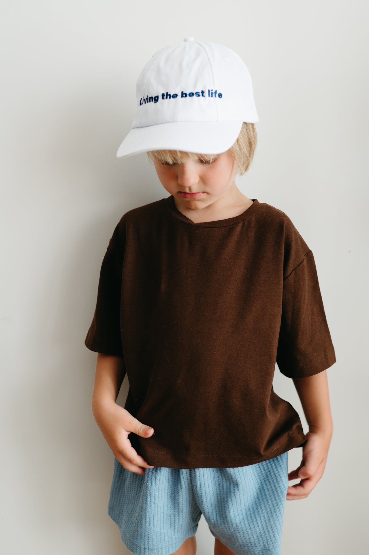 Millaw dětské tričko s výšivkou Living my best life