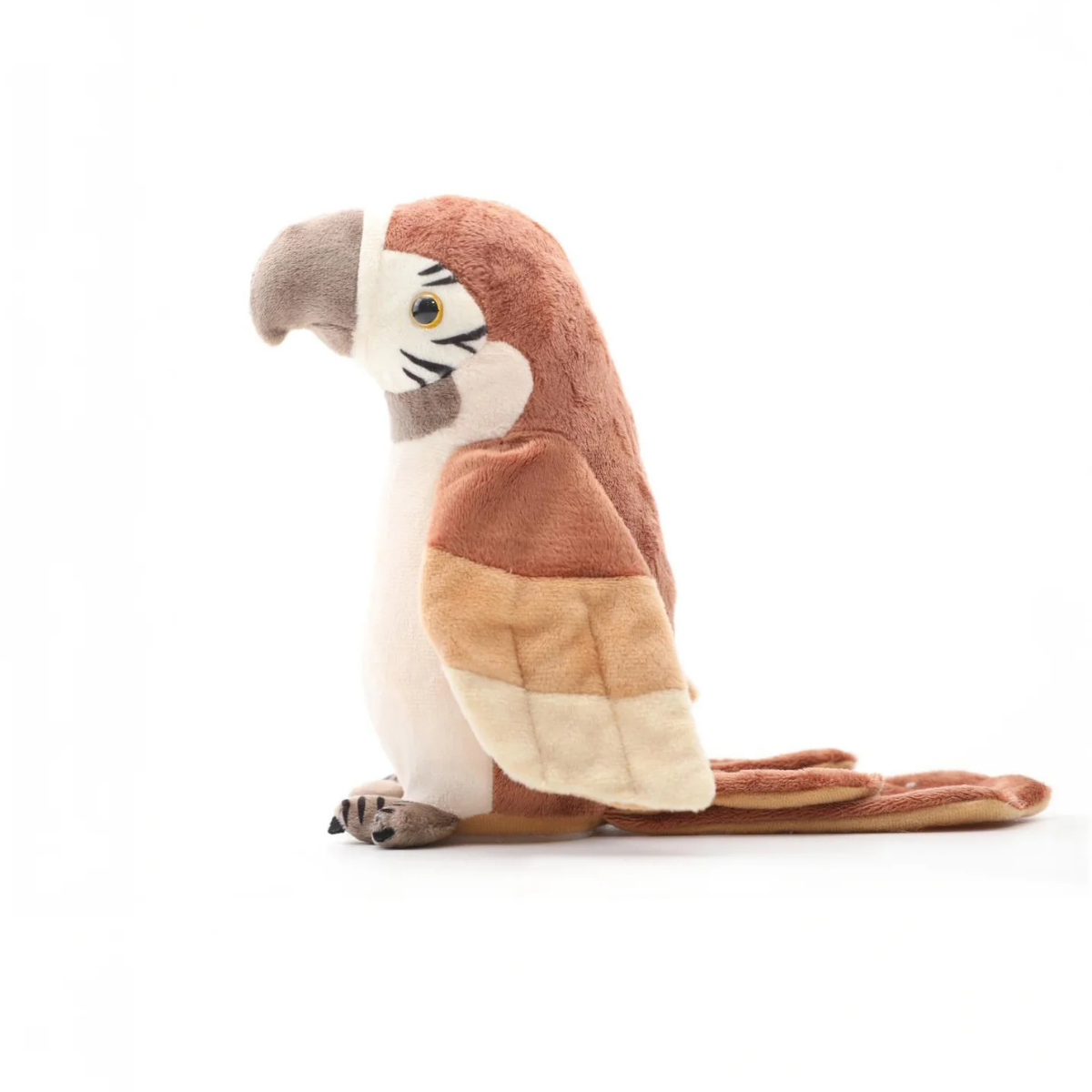 Mrs Ertha mluvící plyšový papoušek Pierre (23 cm)