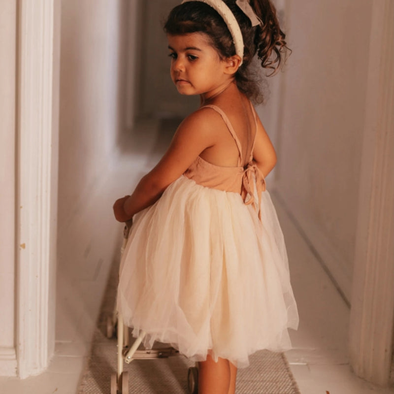 Mrs Ertha Tutu šaty blush