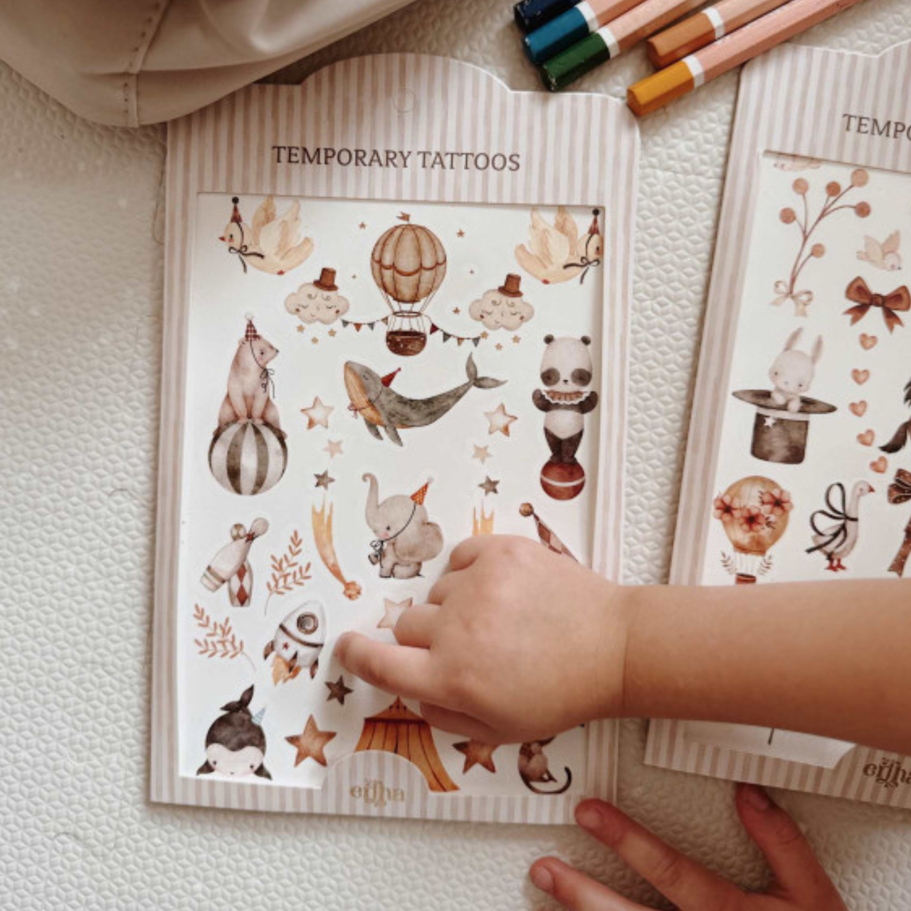 Mrs Ertha Velké dětské tetovačky - Dream Stars