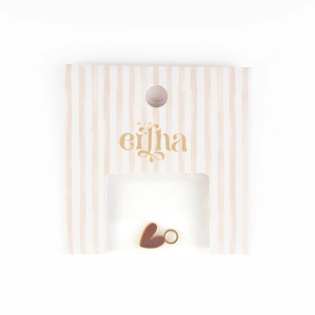 Mrs. Ertha Pozlacené přívěsky srdíčka