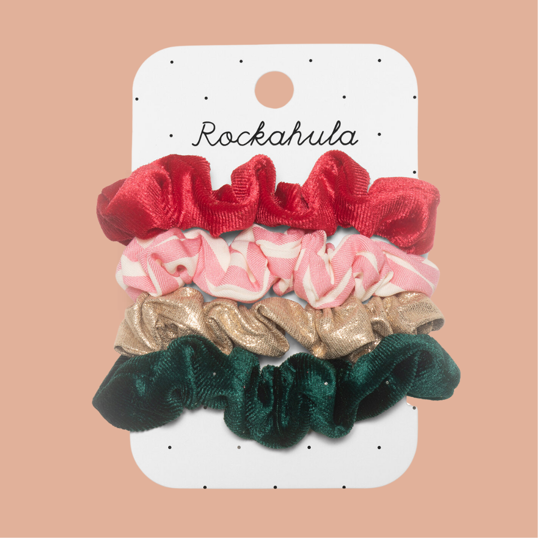 Rockahula sada gumiček – Scrunchie Jolly Christmas
