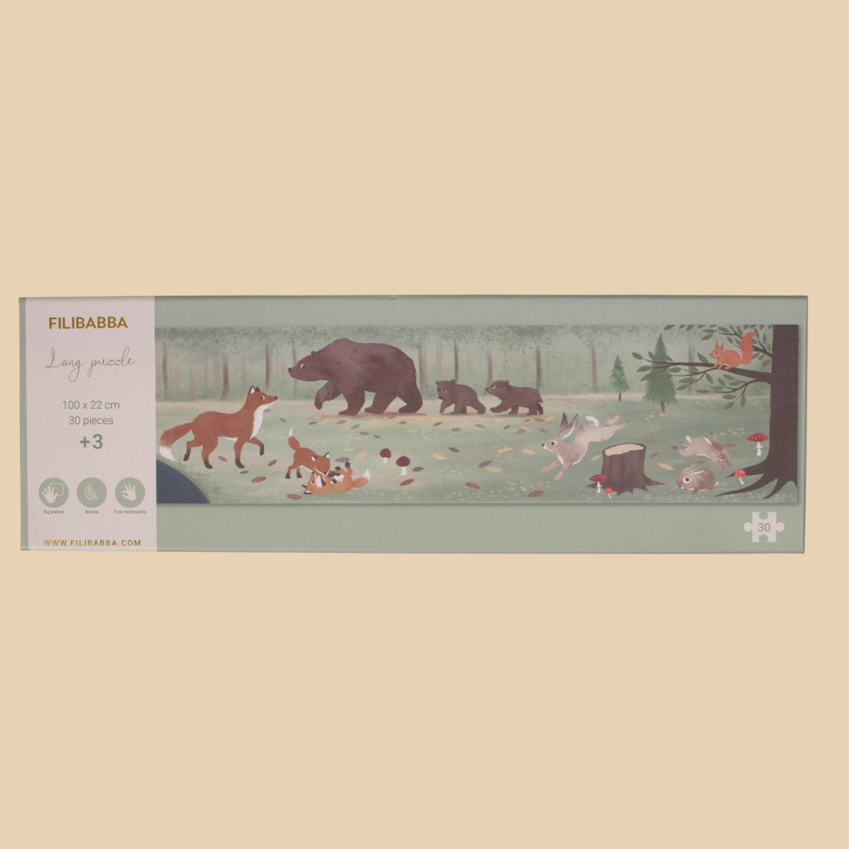 Filibabba puzzle - severská zvířátka