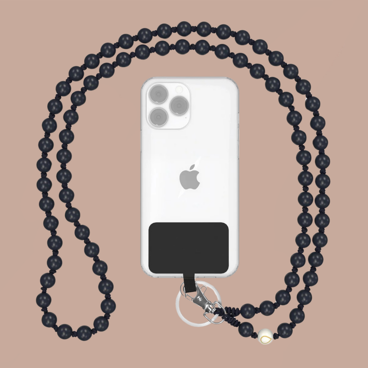 Dropletsy strap / mobile phone chain black