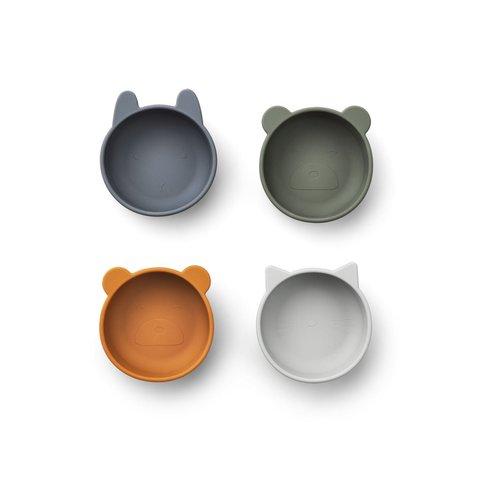 Iggy silicone bowls blue