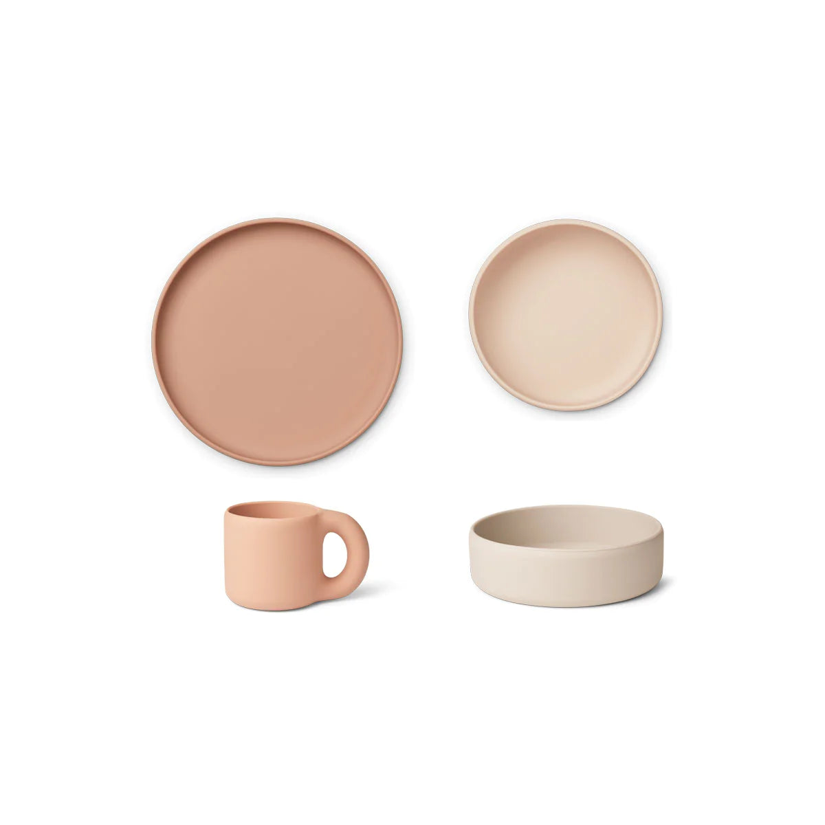 Andie trojdílný jídelní set rose