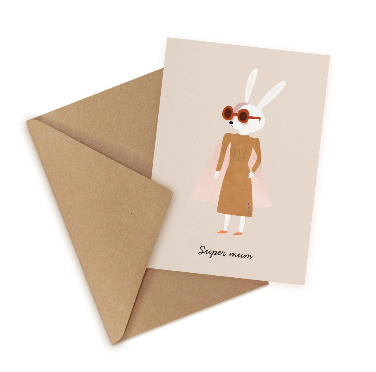 Greeting card Super mum
