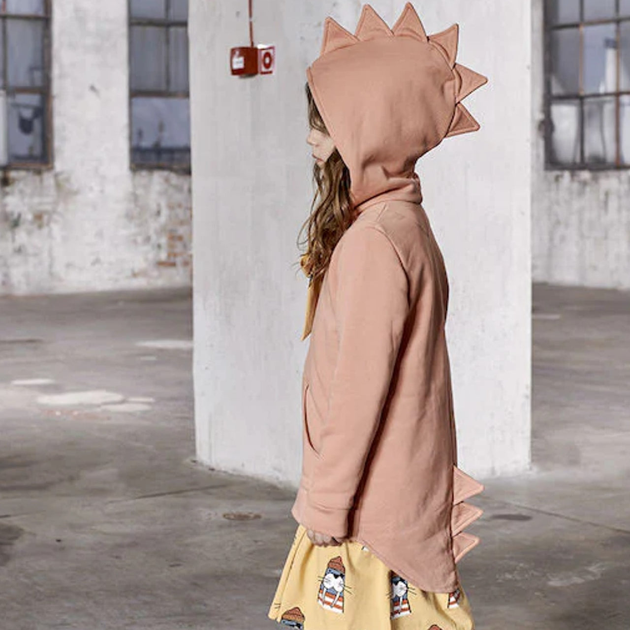 Dino sweatshirt pink/peach