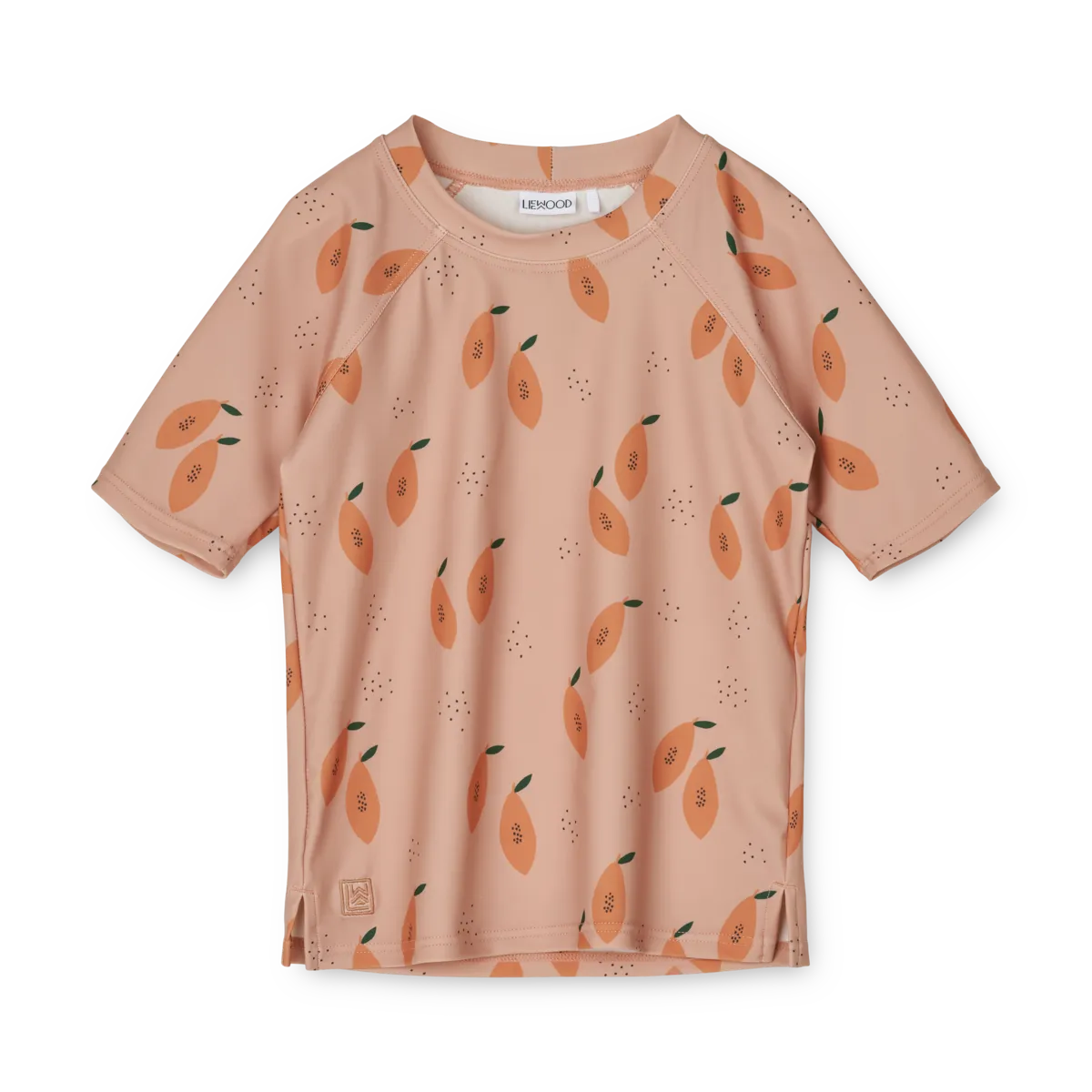 Noah swim tee Papaya UPF 40+