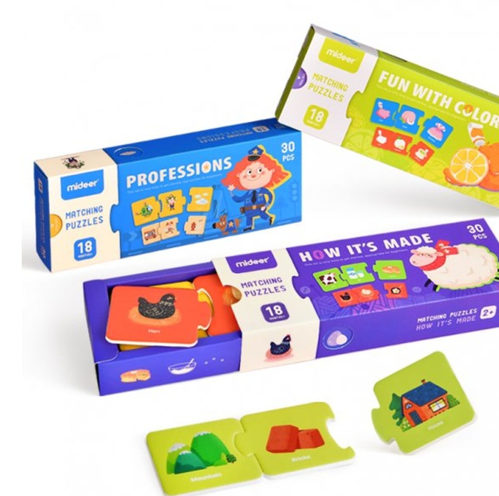 Srovnávací puzzle profese