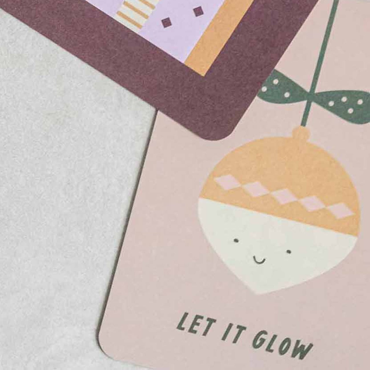Postcard Let it glow